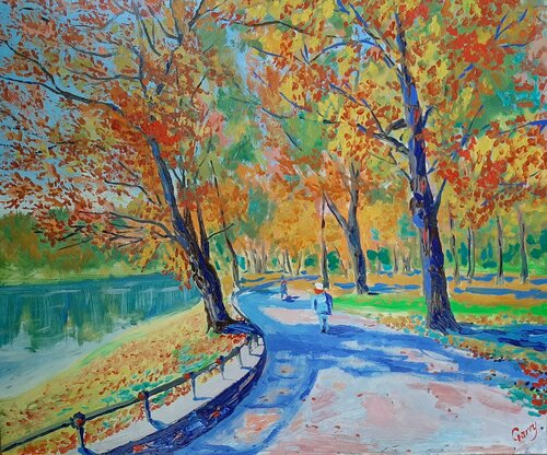 Autumn landscape 01 von Garry Arzumanyan, Malerei kaufen auf Singulart