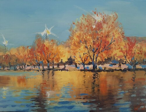 Autumn landscape 04 von Garry Arzumanyan, Malerei kaufen auf Singulart