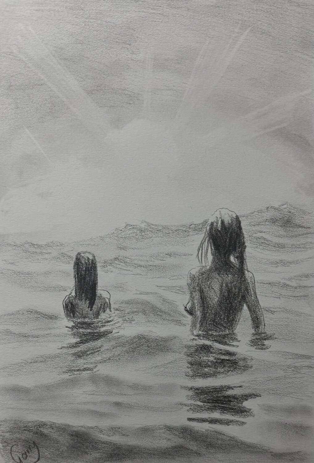 Black Door series (sketch) Garry Arzumanyan Zeichnungen zu verkaufen