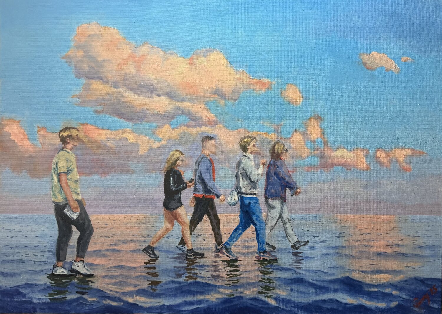 Crossing 01 Garry Arzumanyan Original painting for sale