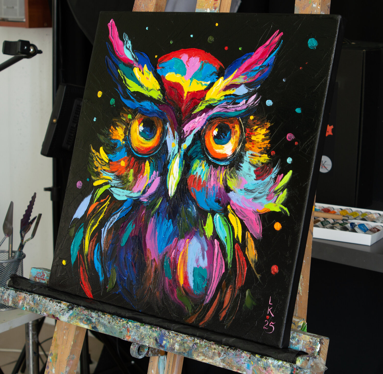 Schilderen te koop met als thema Uil - SINGULART, image size:1500x1464