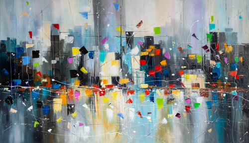 Big Apple dreamin' by Liubov Kuptsova, Painting for Sale on Singulart