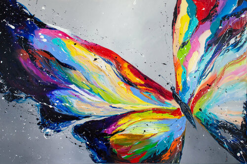 Bright butterfly by Liubov Kuptsova, Painting for Sale on Singulart