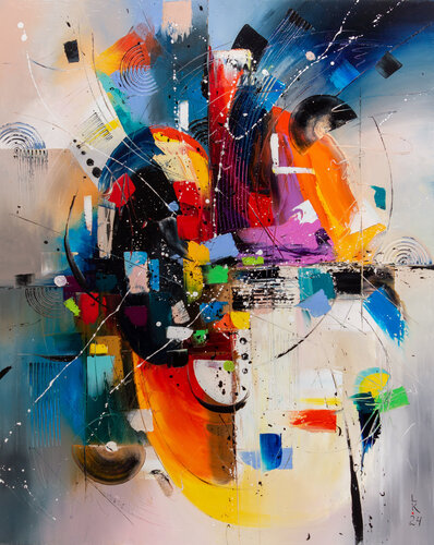 Jazz in Color by Liubov Kuptsova, Painting for Sale on Singulart