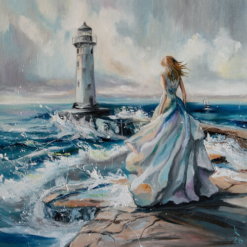 Follow the Light von Liubov Kuptsova, Malerei kaufen auf Singulart