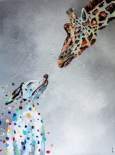 Blow me away by Liubov Kuptsova, Painting for Sale on Singulart