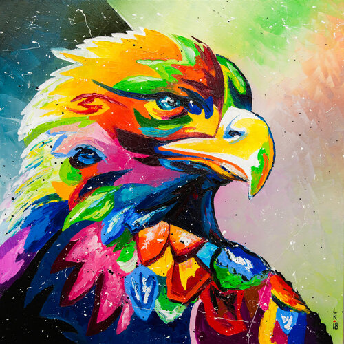 Eagle by Liubov Kuptsova, Painting for Sale on Singulart