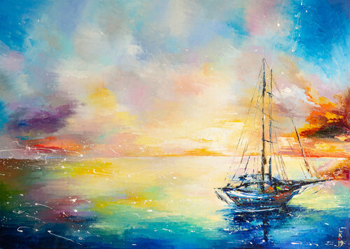 Full calm by Liubov Kuptsova, Painting for Sale on Singulart