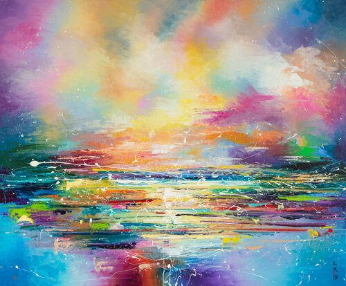 THE MAGIC OF SEASUNSET by Liubov Kuptsova, Painting for Sale on Singulart