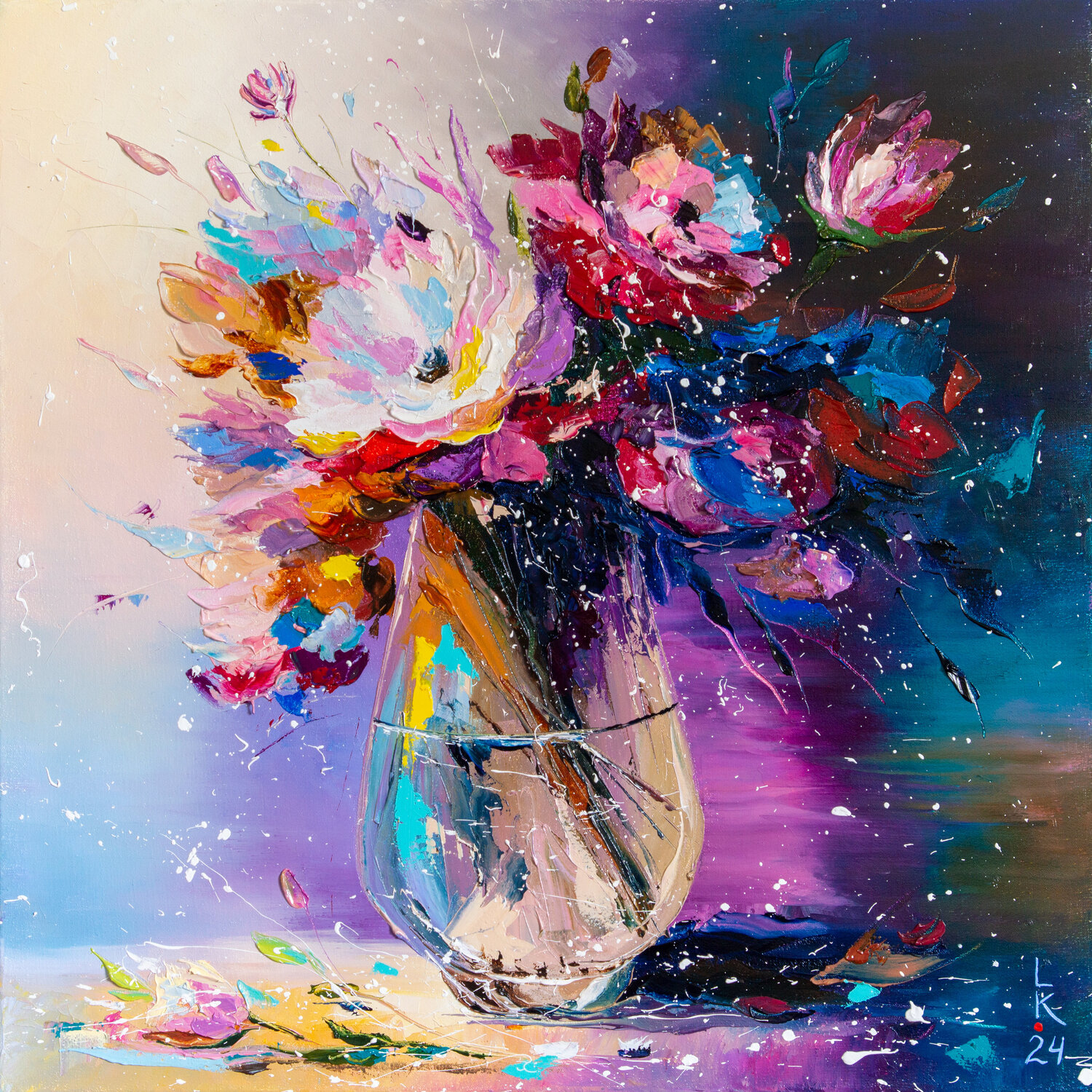 The splendor of flowers Liubov Kuptsova Originalgemälde zu verkaufen
