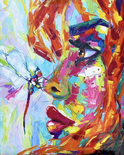 Born in the Flame di Lina Redford, Pittura in vendita su Singulart