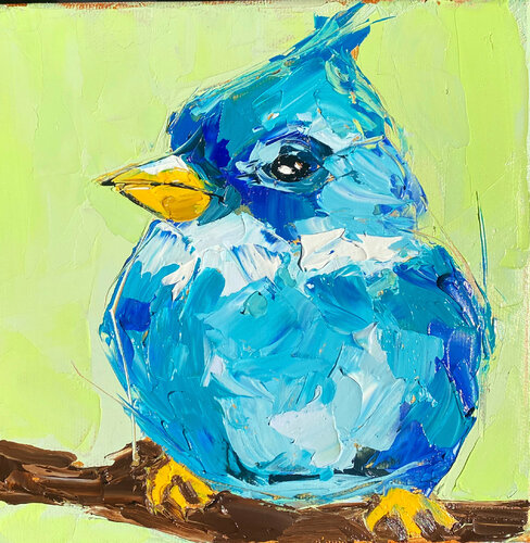 Chickabiddy di Lina Redford, Pittura in vendita su Singulart