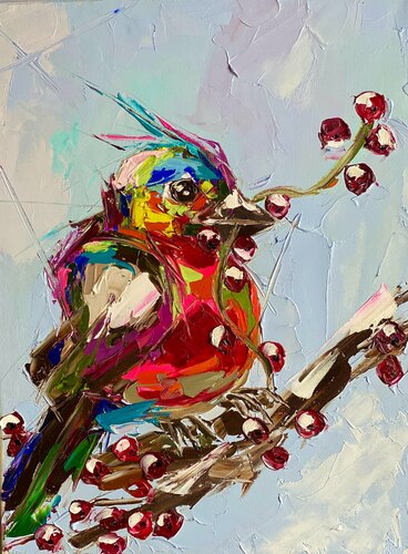 Christmas Carol di Lina Redford, Pittura in vendita su Singulart