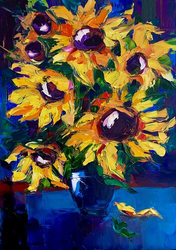 Van Gogh's Provence Dream par Lina Redford, Peinture en vente sur Singulart