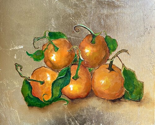 Merry Christmas, Dear Collectors and Art Lovers! di Lina Redford, Pittura in vendita su Singulart