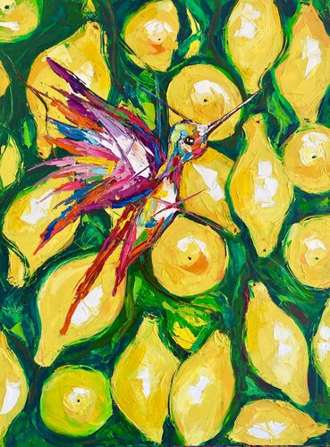 Through the lemon grove von Lina Redford, Malerei kaufen auf Singulart