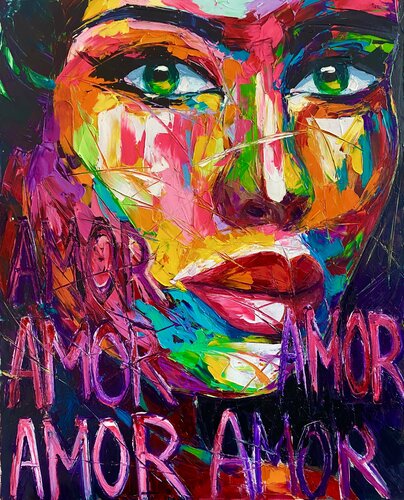 Dear, Collectors! May your day be filled with love! 14% OFF di Lina Redford, Pittura in vendita su Singulart