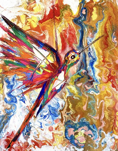 Tourmaline di Lina Redford, Pittura in vendita su Singulart