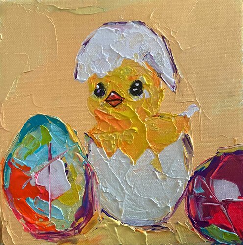 Easter Egg by Lina Redford, Painting for Sale on Singulart