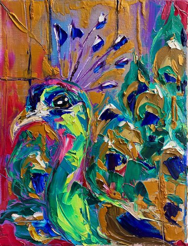 Song of the Royal Bird by Lina Redford, Painting for Sale on Singulart
