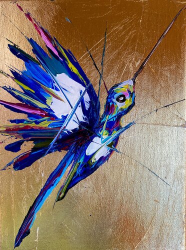 Royal Sapphire by Lina Redford, Painting for Sale on Singulart