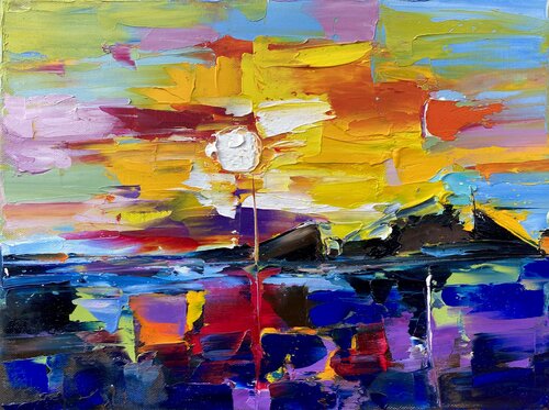 Magic of Sunset di Lina Redford, Pittura in vendita su Singulart