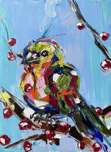Winter Song di Lina Redford, Pittura in vendita su Singulart