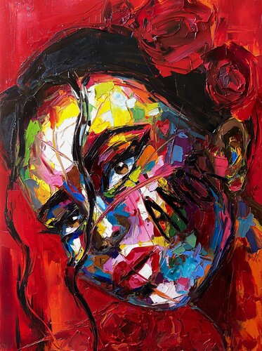 AMOR SALVAJE (Wild Love) by Lina Redford, 회화 for Sale on Singulart