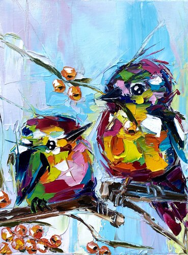 Mama’s boy di Lina Redford, Pittura in vendita su Singulart