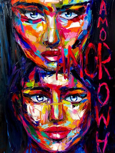 “AMOR Or Inclusivity” by Lina Redford, 회화 for Sale on Singulart