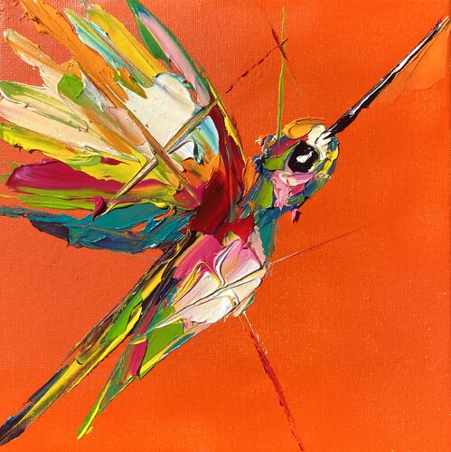 Mandarin Sunset di Lina Redford, Pittura in vendita su Singulart