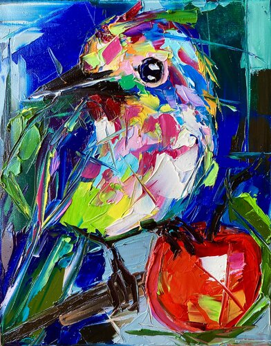 Blueberry Dream by Lina Redford, Painting for Sale on Singulart