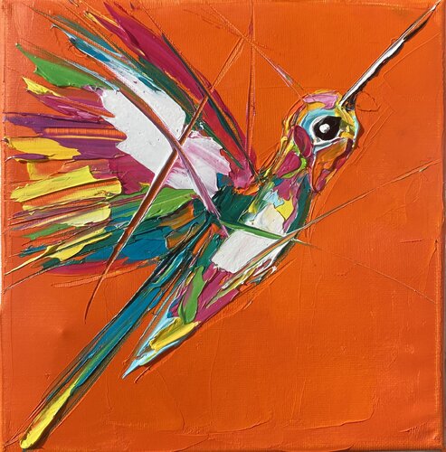 Goldfish Orange by Lina Redford, Painting for Sale on Singulart