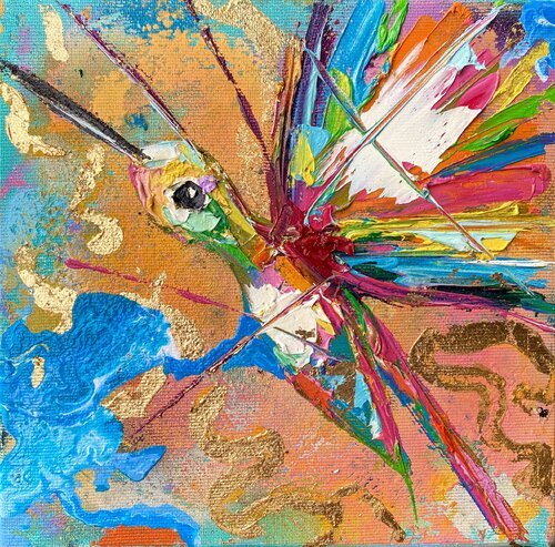 Turquoise van Lina Redford, Schilderij te koop op Singulart