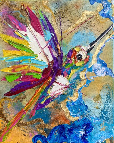 Amazonite by Lina Redford, Painting for Sale on Singulart