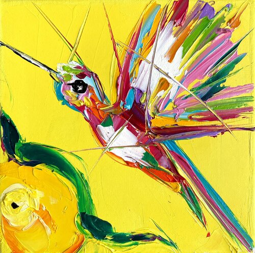 Lemon Sunrise von Lina Redford, Malerei kaufen auf Singulart