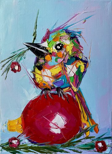Ball of Happiness van Lina Redford, Schilderij te koop op Singulart