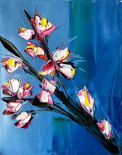 Tale of the Blossom van Lina Redford, Schilderij te koop op Singulart