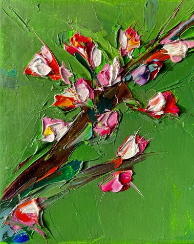 Tale of the Spring Blossom de Lina Redford, Pintura a la venta en Singulart