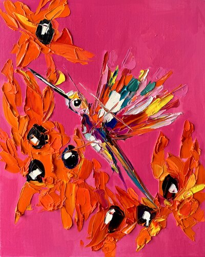 Sunset Treat van Lina Redford, Schilderij te koop op Singulart
