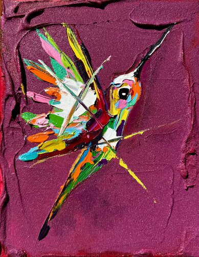 Purple Noon by Lina Redford, Painting for Sale on Singulart