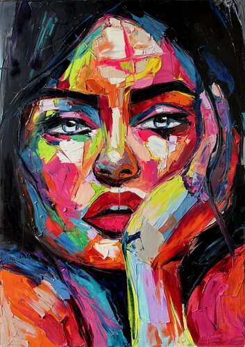 “AMOR or Temptation” van Lina Redford, Schilderij te koop op Singulart