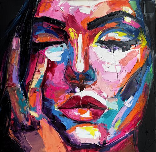 AMOR Or Blind Trust by Lina Redford, 회화 for Sale on Singulart