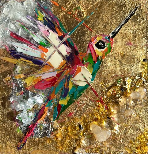 Strawberry Quartz van Lina Redford, Schilderij te koop op Singulart