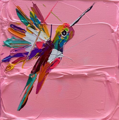 Raspberry Cream van Lina Redford, Schilderij te koop op Singulart