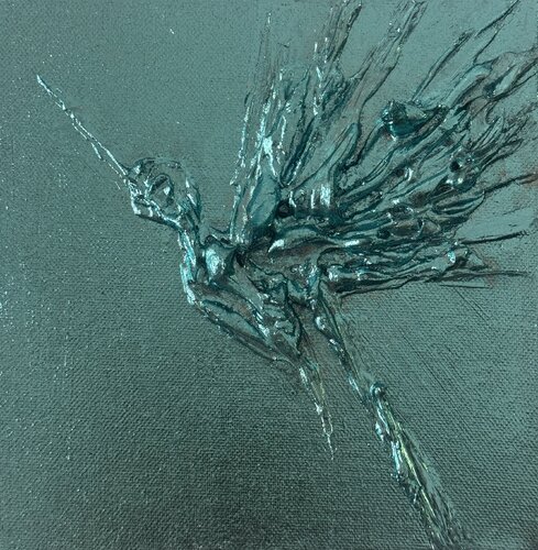 “Oxidised Copper” Token. NFC tag by Lina Redford, Painting for Sale on Singulart