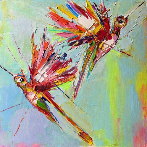 Sunbeam’s dance by Lina Redford, Painting for Sale on Singulart