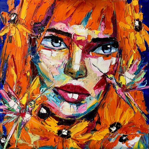 Born to Bloom van Lina Redford, Schilderij te koop op Singulart
