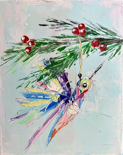 Winter Delight von Lina Redford, Malerei kaufen auf Singulart