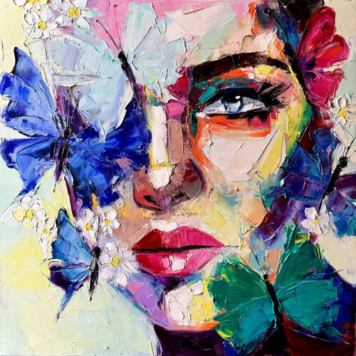 Behind the first bloom von Lina Redford, Malerei kaufen auf Singulart
